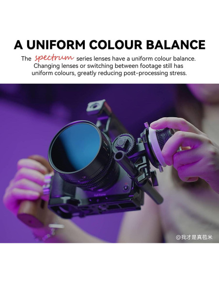 Lente de Cine 7artisans 35mm T2.0 L-Mount para Full Frame