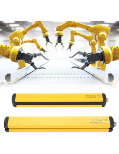 Sensor de Cortina de Luz KUIDAMOS 30x5x5cm Aluminio 24VDC 2