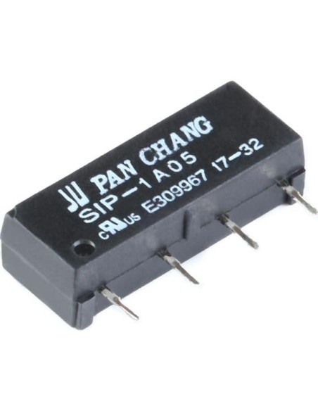 5PCS Relé Reed SIP-1A05 5V 4 Pines 450-550 Ohm JESSINIE
