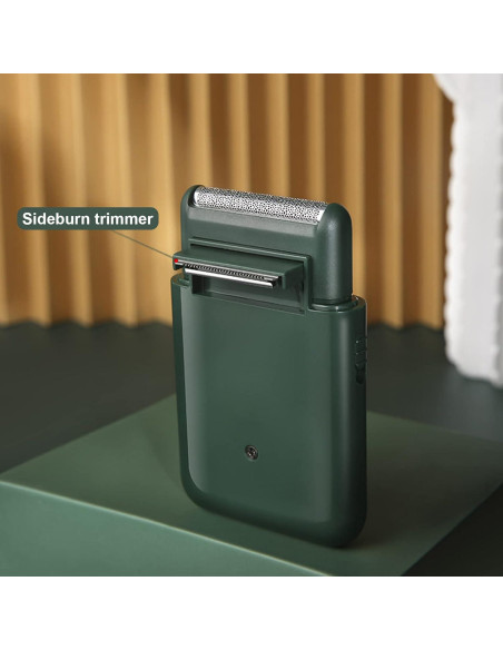 Afeitadora Eléctrica de Lámina LinMei para Hombres Verde