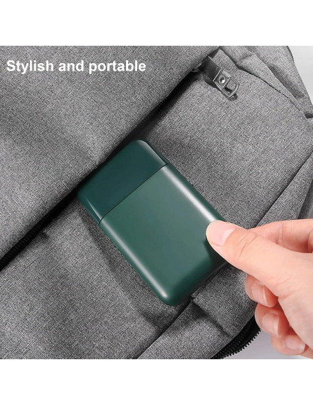 Afeitadora Eléctrica de Lámina LinMei para Hombres Verde