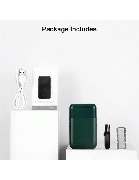 Afeitadora Eléctrica de Lámina LinMei para Hombres Verde