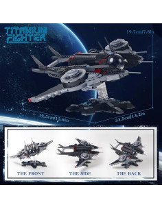 Set de Bloques de Construcción Nave Estelar SZRUIZITEC 1001PCS 2