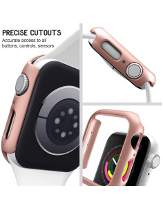 Paquete de 4 Fundas de Parachoques Mugust para Apple Watch 40mm 2
