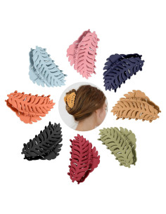 Clips de Garra para Cabello AMCAMI 9.4cm Antideslizantes - 8 Piezas