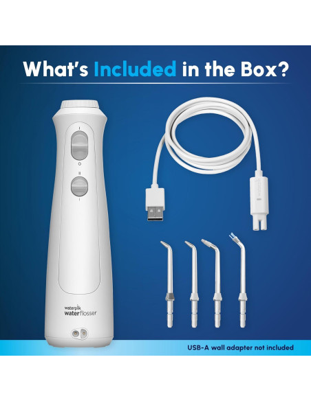 Hilo Dental Portátil Recargable Waterpik Cordless Pearl Blanco Hilo Dental Portátil Recargable Waterpik Cordless Pearl Blanco