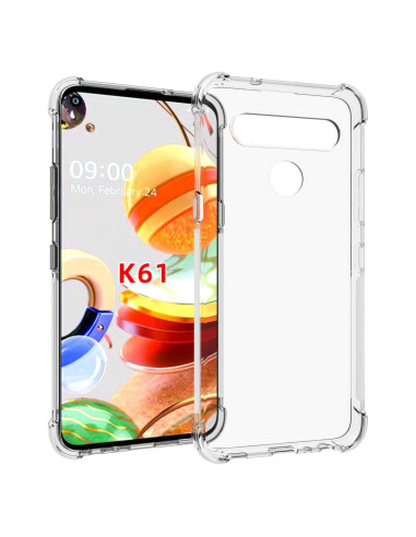 Funda TPU Transparente USTIYA para LG Q61 / K61 - Resistente a Rayones