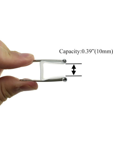 Clips de Encuadernación HAHIYO Acero Resistente 32 mm 13 Piezas