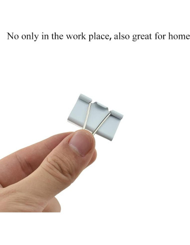 Clips de Encuadernación HAHIYO Acero Resistente 32 mm 13 Piezas