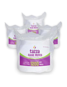 Toallitas Húmedas Tazza 1200 Conteo - Limpieza Eficiente