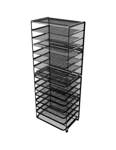 Organizador de Escritorio Simple Trending 8 Niveles Negro 2