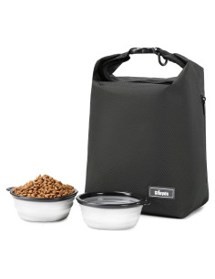 Bolsa de Almacenamiento para Comida de Perro SFIUYDS 12L Negra