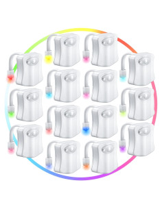 Luz Nocturna para Inodoro Honoson 15 Paquetes 16 Colores LED