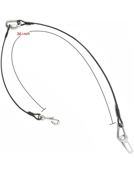 Cinturón de Seguridad para Perros Sonku Ajustable 40-101 cm