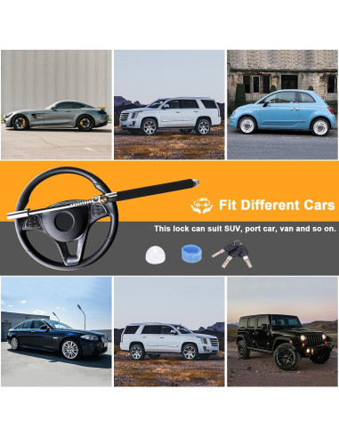 Bloqueo de Volante Antirrobo Turnart LCS034-US2 Negro