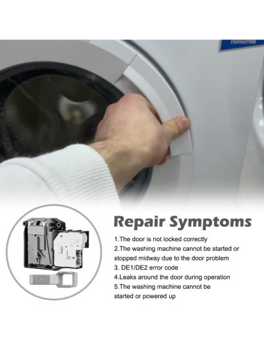 Interruptor de bloqueo de puerta de lavadora FNTMNO 22413630