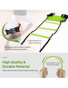 Escalera de Agilidad GHB Pro 2 Paquete 12 Peldaños 6.1m 2