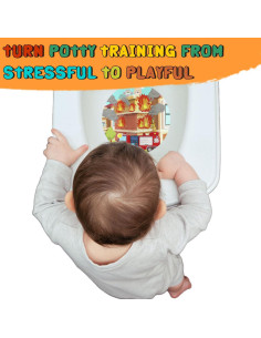 Luz de Entrenamiento para Ir al Baño Bomberos - Proyección Divertida 2