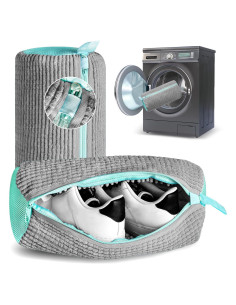 Bolsa de Lavado de Zapatos XPIZO Talla Única Gris 100% Segura