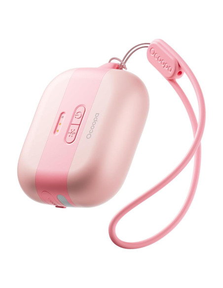 Calentador de Manos Recargable OCOOPA Heatcube Rosa 50C