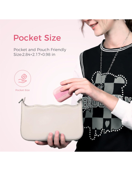 Calentador de Manos Recargable OCOOPA Heatcube Rosa 50C