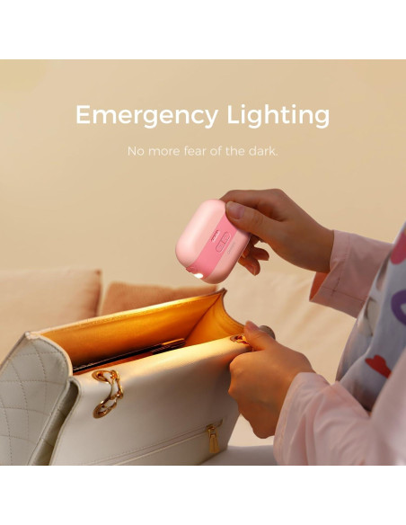 Calentador de Manos Recargable OCOOPA Heatcube Rosa 50C