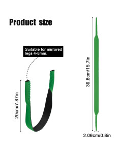8 Correas Flotantes para Gafas de Sol Neopreno 39.8cm 2