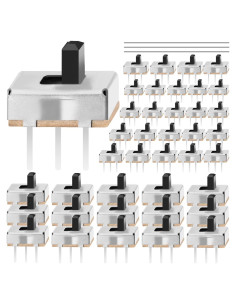 40PCS Interruptores Deslizantes Mini Micro SPDT 4mm ON/OFF