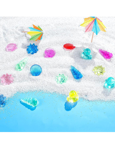 Juguetes de Buceo Skylety 24 Pcs Gemas y Animales Marinos