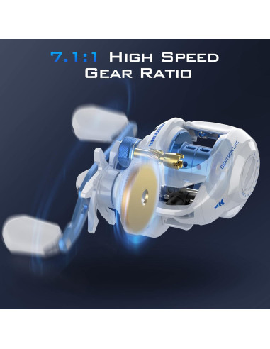 Carrete de Pesca Baitcasting KastKing Centron Lite 0.22 KG