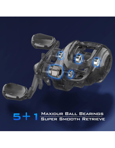 Carrete de Pesca Baitcasting KastKing Centron Lite 0.22 KG