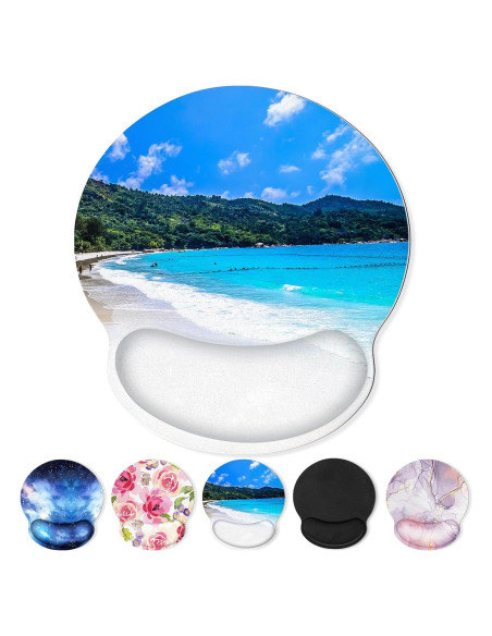 Alfombrilla de Ratón Ergonómica Zuozee con Reposamuñecas de Gel Alfombrilla de Ratón Ergonómica Zuozee con Reposamuñecas de Gel