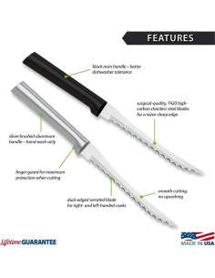 Cuchillo para Cortar Tomates Rada W226 12.7 cm Hoja Inoxidable 2