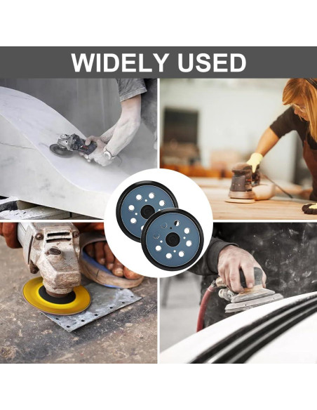 2 Almohadillas de Reemplazo para Lijadora Orbital DeWalt 5"
