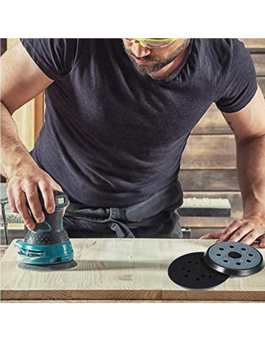 2 Almohadillas de Reemplazo para Lijadora Orbital DeWalt 5"