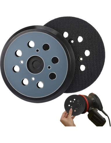 2 Almohadillas de Reemplazo para Lijadora Orbital DeWalt 5"