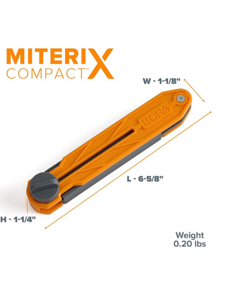 Herramienta de Medición de Ángulo Compacta Bora MiteriX 530402