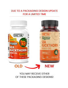 Cápsulas de Aceite de Espino Marino DEVA 90 Unidades Veganas 2