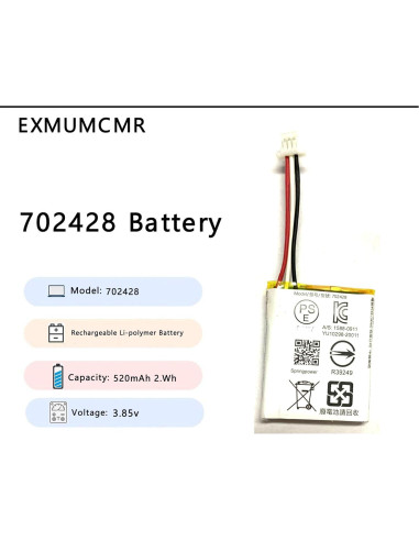 Batería Li-Polímero 702428 FENGMAI para Sony WF-1000XM4 3.85V 520mAh
