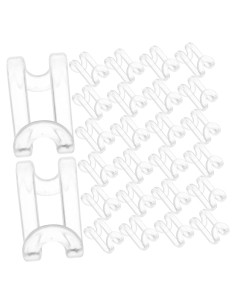 Ganchos Conectores para Perchas SOLUSTRE 60pcs Ahorra Espacio