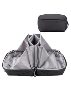 Organizador de Cables DDgro Bolsa de Viaje Negro 24.9x8.9x14.7cm