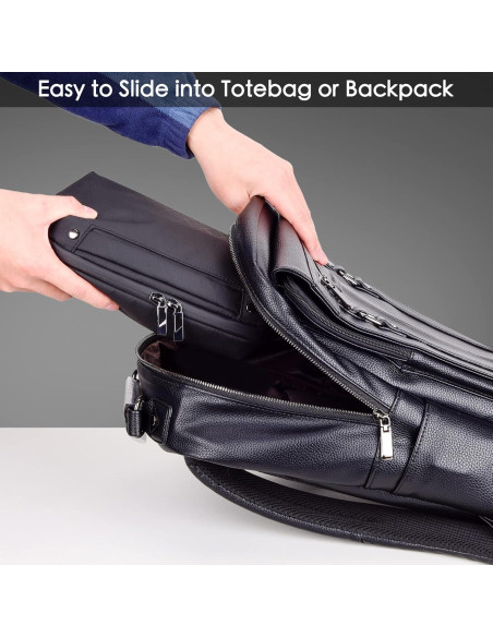 Organizador de Cables DDgro Bolsa de Viaje Negro 24.9x8.9x14.7cm