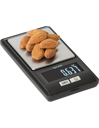 Báscula Digital de Porcionado Taylor 500g Negra - Alta Precisión