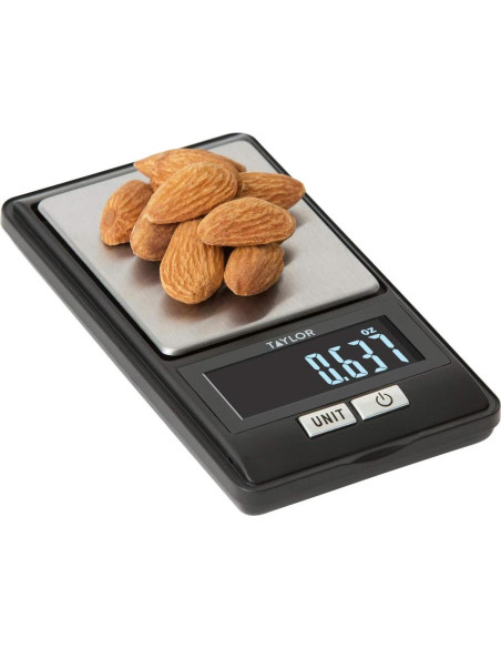 Báscula Digital de Porcionado Taylor 500g Negra - Alta Precisión