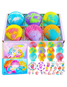 Bombas de Baño Aromáticas BreezeDream - Set de 12 con Juguetes