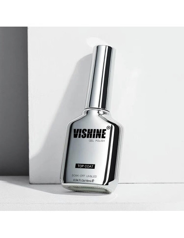 Capa Superior Brillante Vishine 2Pcs 16ml Larga Duración