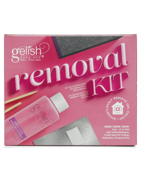 Kit de Remoción de Esmalte de Uñas en Gel Gelish 59 ml