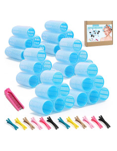 Kit de Rulos Autoadhesivos Sin Calor HAKINBOT - 36 Rulos 3 Tamaños