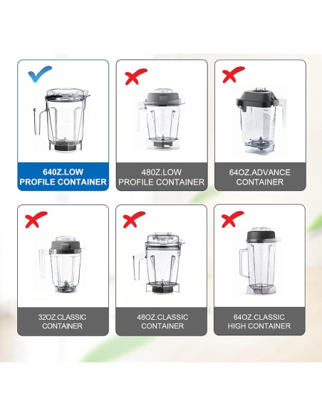Cuchilla de Repuesto Vitamix 105733 para Licuadora 64oz