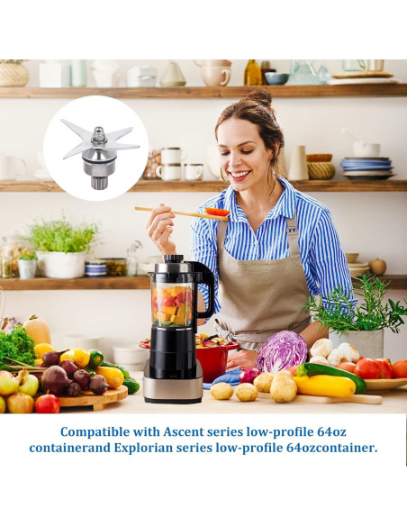 Cuchilla de Repuesto Vitamix 105733 para Licuadora 64oz